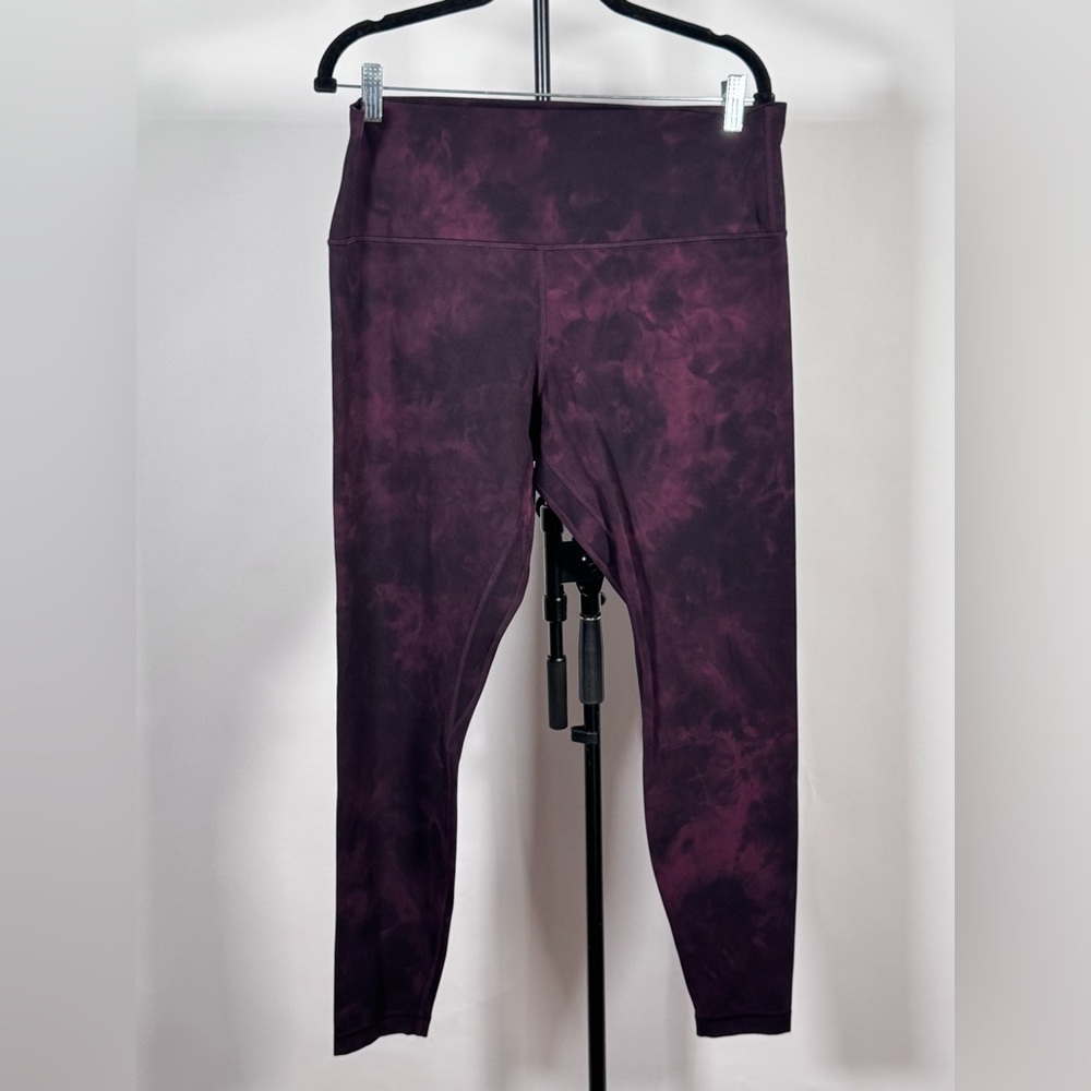NWOT Lululemon Align Pant 28" *Diamond Dye Diamond Dye Cassis Black - Picture 5 of 6